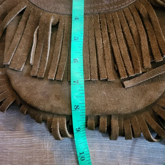 Brown Fringe Crossbody Bohemian Bag - Picture 7 of 7